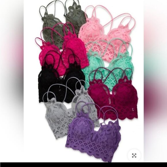 Zenana Plus Size Bralette in Blue more colors available in my closet - Picture 2 of 10